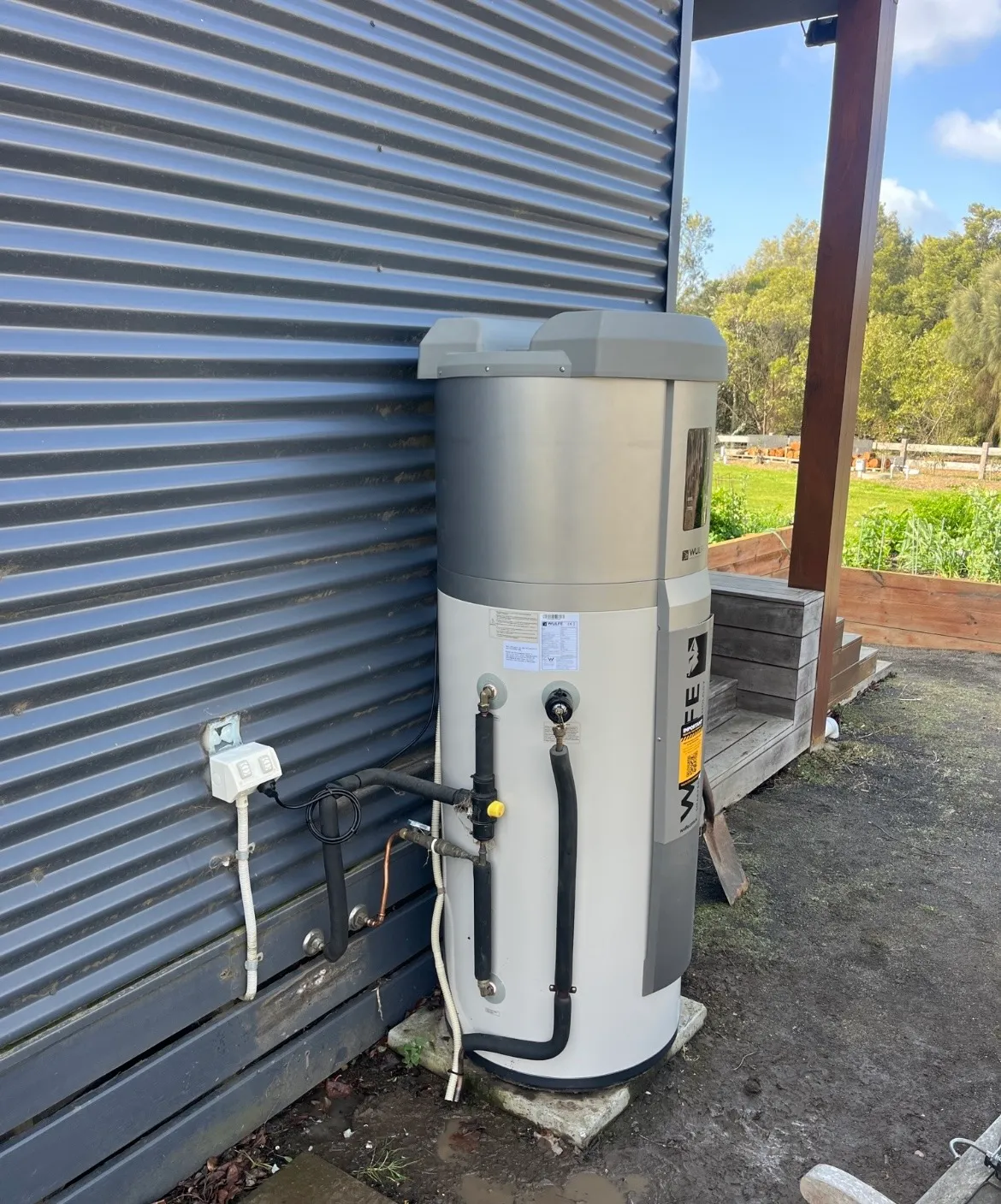 hot water system installation
