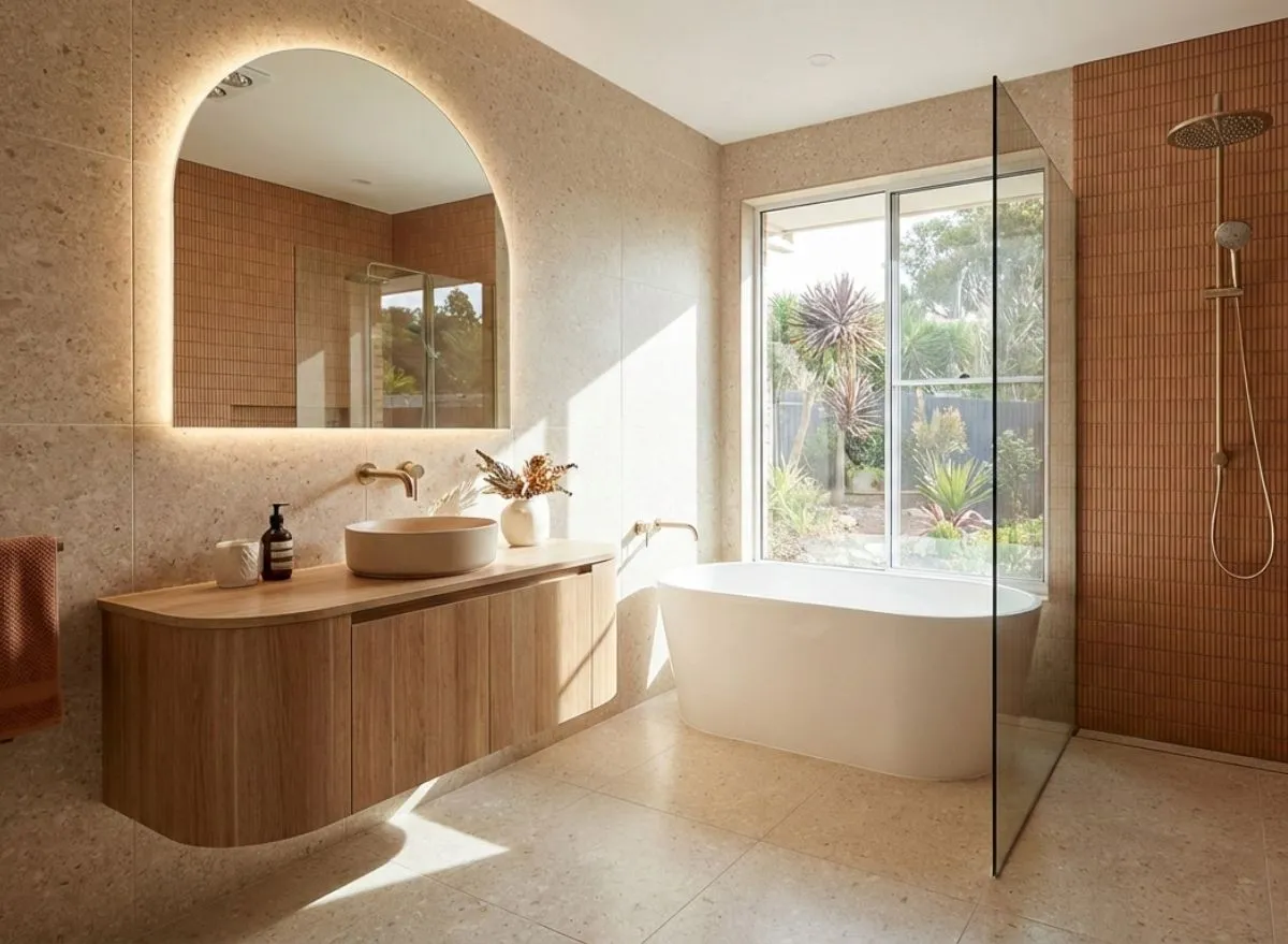 Modern and minimalist bathroom design